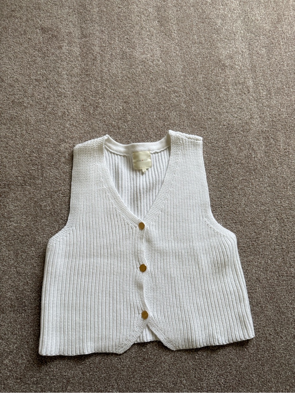 White Sweater Vest
